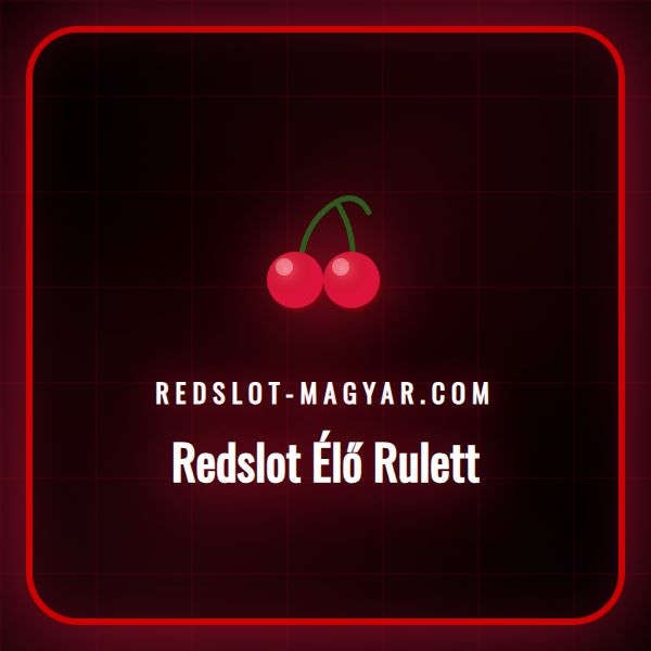 Elegáns krupié egy Redslot élő rulett asztalnál, a kaszinó fényei a háttérben.