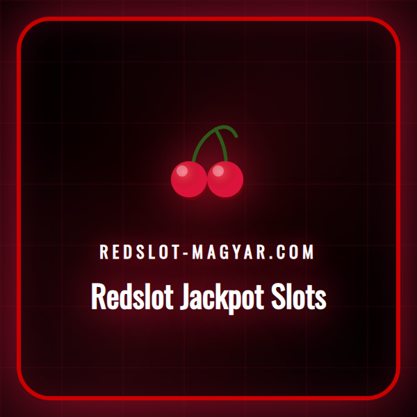 Egy játékos izgatottan nézi a laptop képernyőjét, ahol a Redslot Jackpot Slots játékon hatalmas nyeremény jelenik meg.