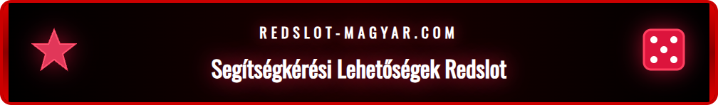 A Redslot ügyfélszolgálat élő chat felülete, ahol egy játékos segítséget kér.
