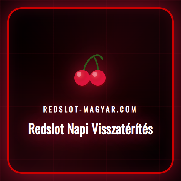 Játékos okostelefonon ellenőrzi a Redslot Napi Visszatérítés összegét.