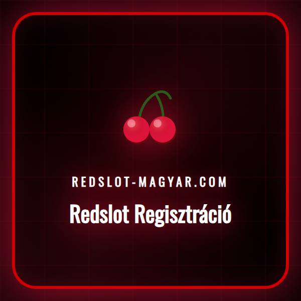 A Redslot regisztrációs űrlapja egy laptop képernyőjén, mellette egy vonzó üdvözlő bónusz ajánlat.