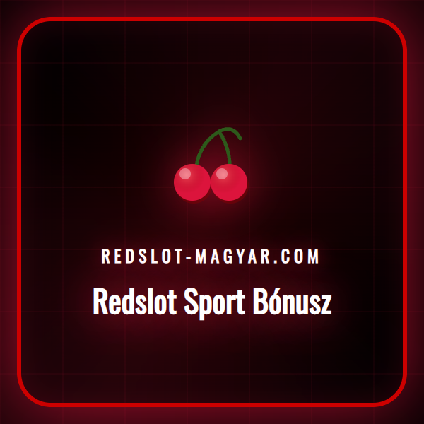 Sportfogadó a Redslot üdvözlő bónusz ajánlatát vizsgálja laptopon.
