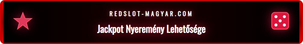 Illusztráció a Redslot jackpot kerékről, kiemelve a főnyereményt és a különböző nyereményszinteket.