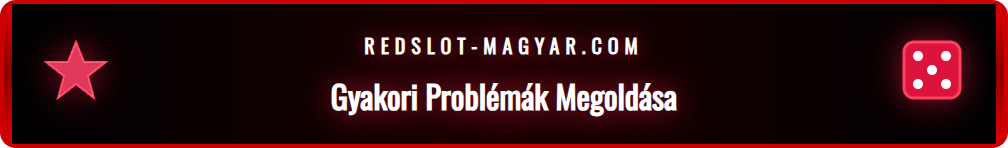 Infografika a Redslot kaszinó gyakori hibáiról és azok gyors, egyszerű megoldásairól.