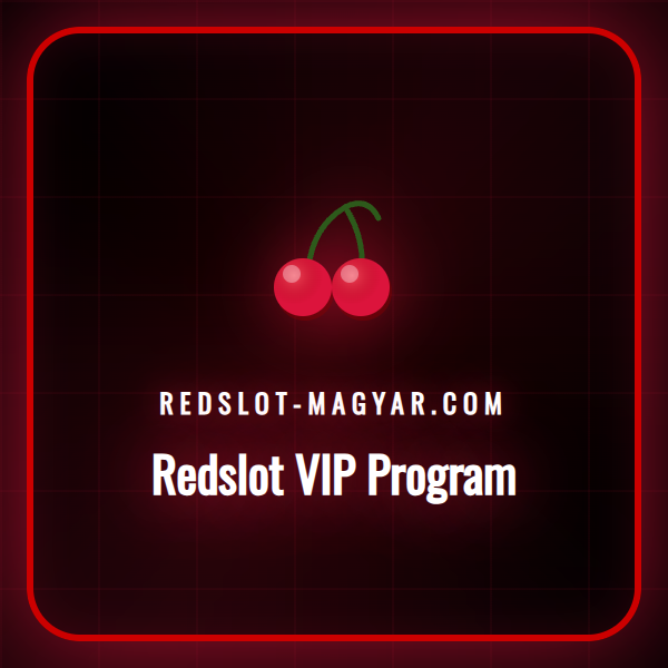 A Redslot VIP Program exkluzív előnyei, arany kártyák és zsetonok.