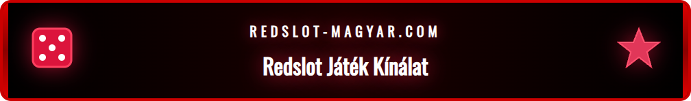 A Redslot online kaszinó játékainak színes és változatos választéka egy táblagép képernyőjén, nyerőgépek és asztali játékok ikonjaival.