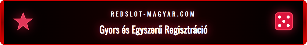 A Redslot regisztrációs űrlapjának letisztult és egyszerű felülete egy okostelefonon, a háttérben egy elégedett felhasználó.