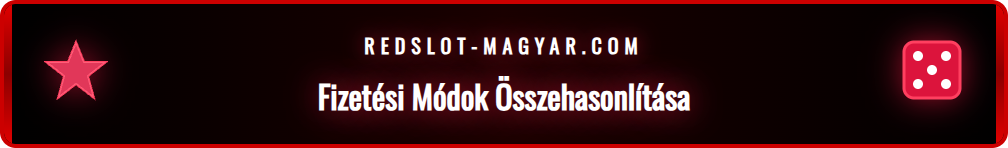 Bankkártyák és e-pénztárcák logói, mint például az OTP, Revolut, Skrill, a Redslot befizetési oldalán.